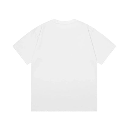 Overlapping Letters Print T Shirt