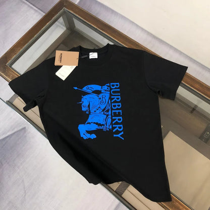Horse Logo Vertical Print T‑Shirt
