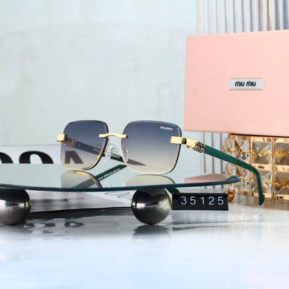 Retro Metal Cut‑Edge Fashion Sunglasses