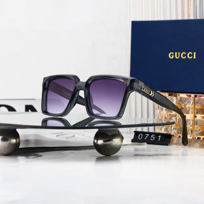 Clean Square Frame Sunglasses