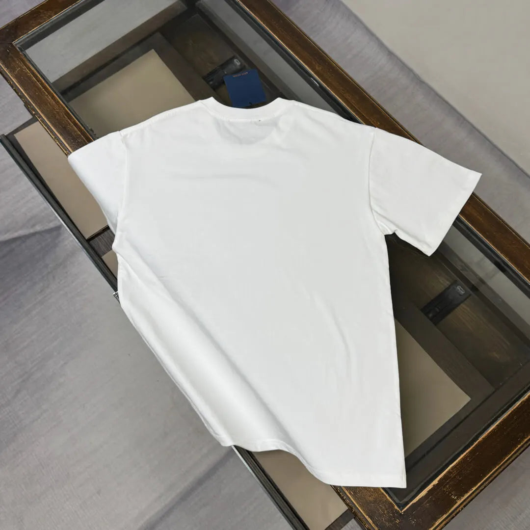 Blue Star Monogram Print T‑Shirt
