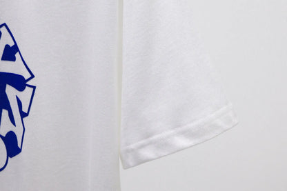Blue Letter Print T-Shirt