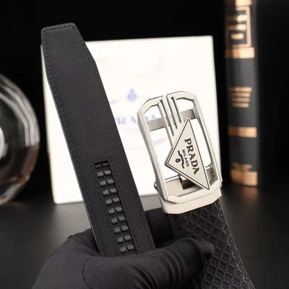 Classic Triangle Cut-Out Buckle Belt