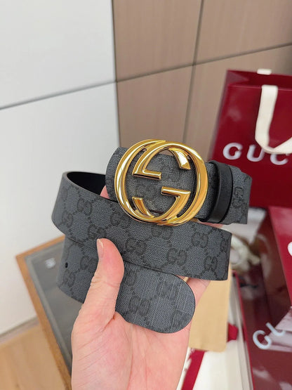 New All‑Over Print Double G Belt