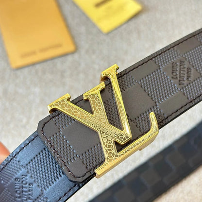 Minimalist Style Letter Metal Buckle Belt