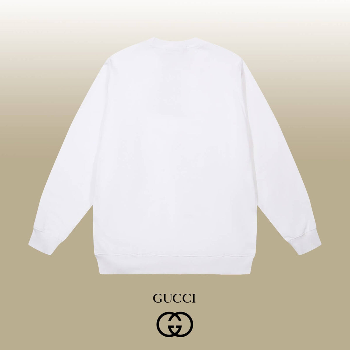 Short Hair Puppy Print Sweatshirt