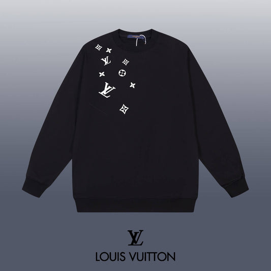 Star Jacquard Printed Sweatshirt