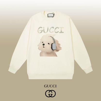 Music Puppy Print Sweatshirt