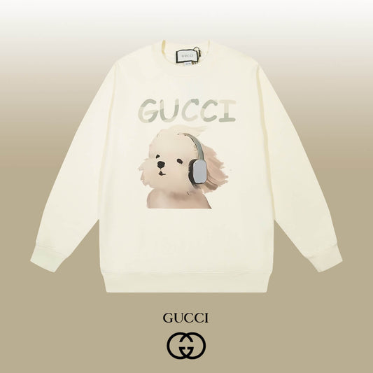 Music Puppy Print Sweatshirt
