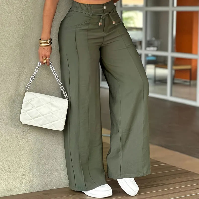 ⏳Time-Limited Special⏰-Women’s High-Waisted Straight Leg Pants