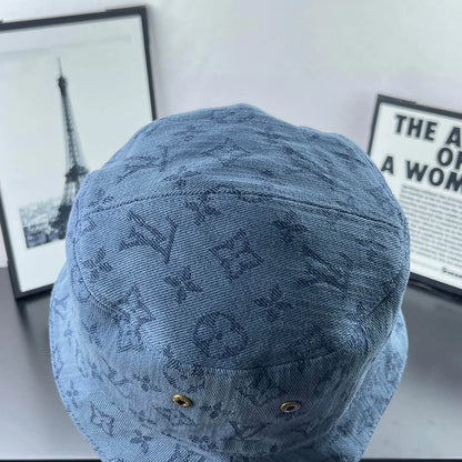 Casual Washed Denim Fisherman Hat