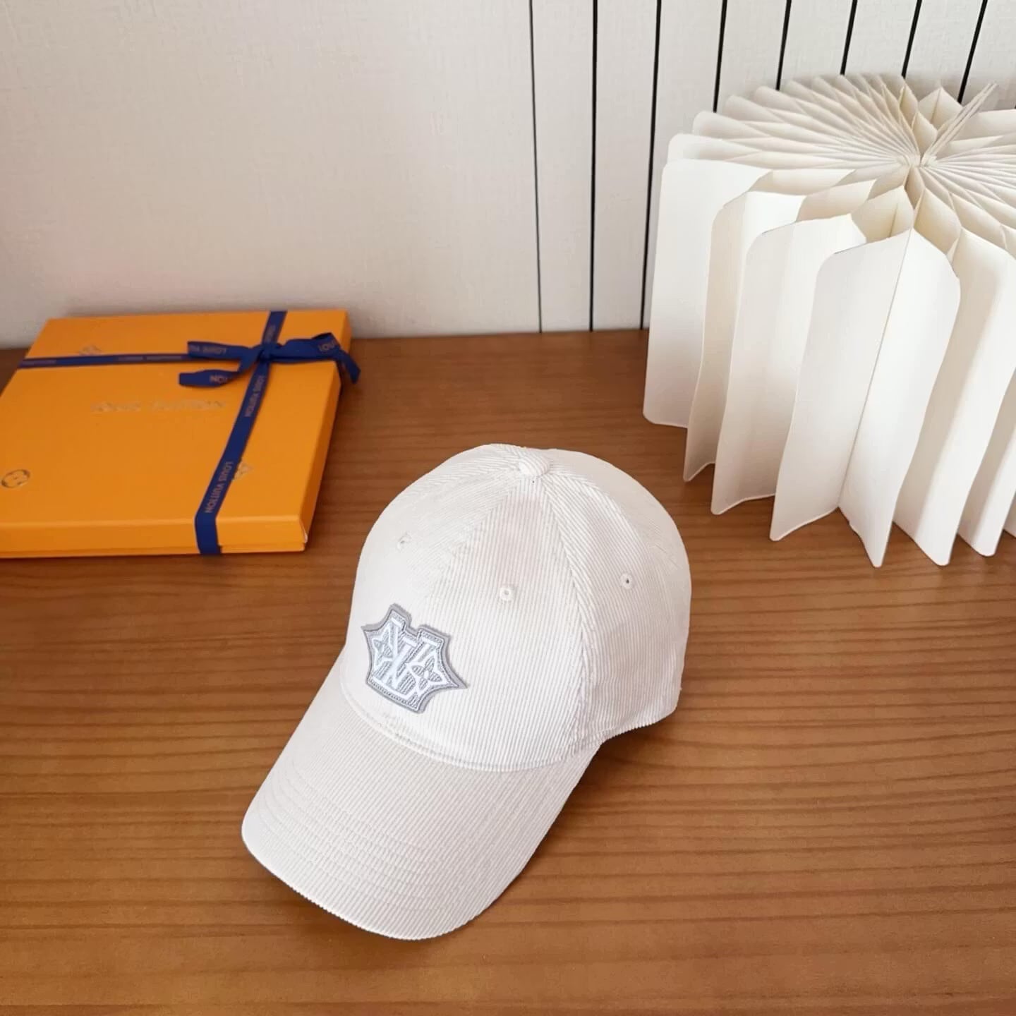 Vintage Corduroy Embroidered Logo Baseball Cap