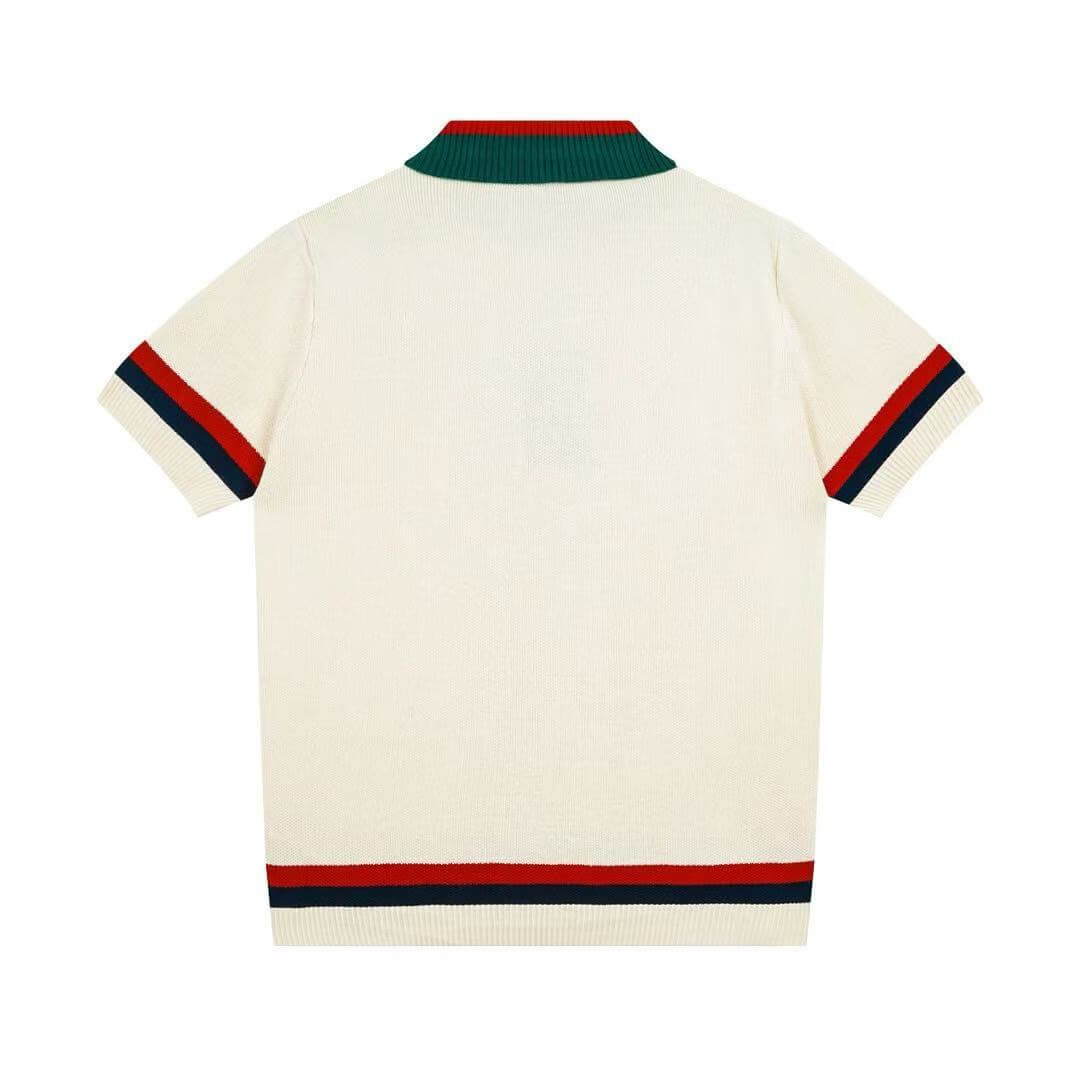 Double G Knit Collar Polo Shirt