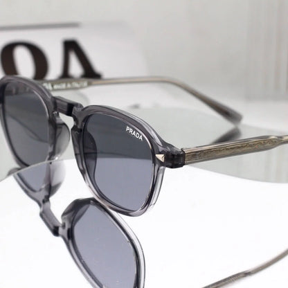 Unisex Minimalist Round Sunglasses