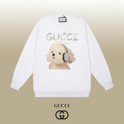 Music Puppy Print Sweatshirt