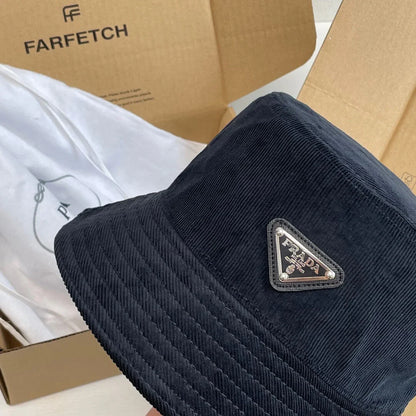 Classic Pattern Denim Bucket Hat