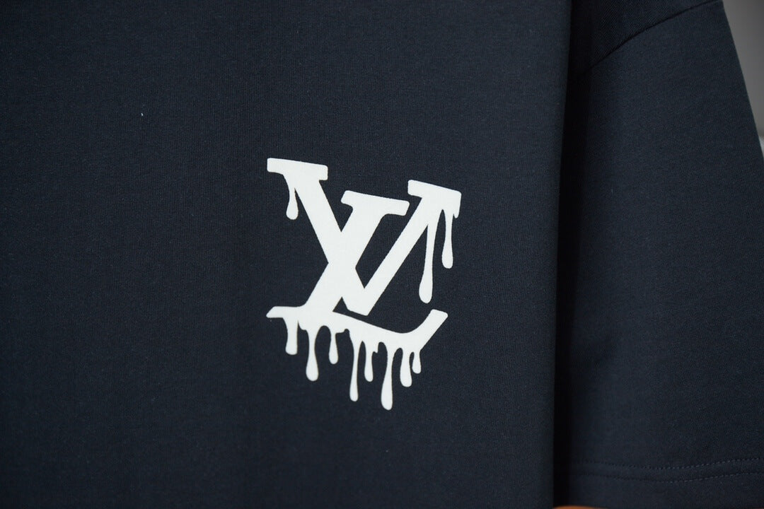 Back Melt Logo Print Short Sleeve T‑Shirt
