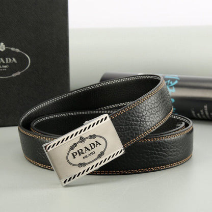 Reversible Top‑Grain Cowhide Slide Belt