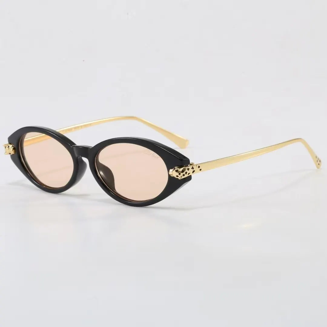 Vintage Panther Cat-Eye Sunglasses