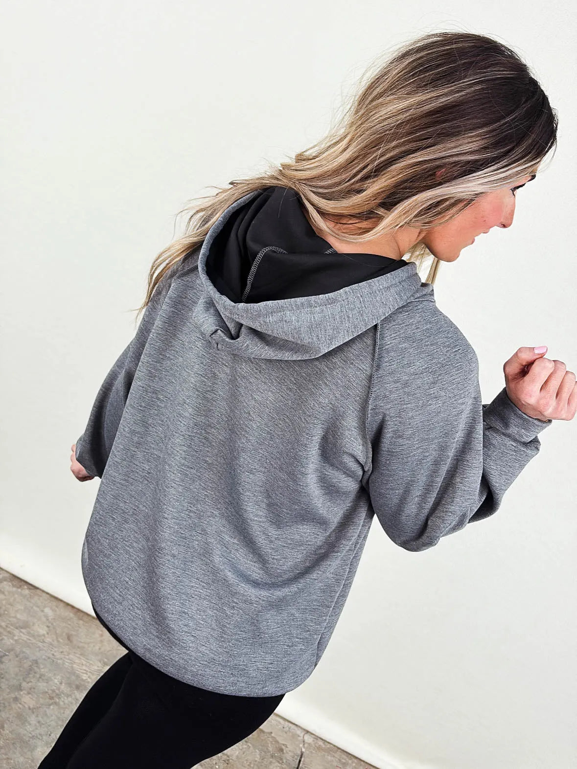 Drawstring Hooded Pullover
