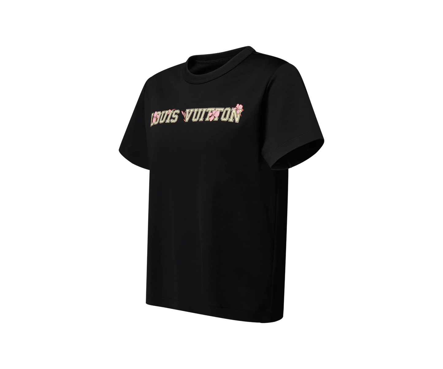 Floral Letter T‑Shirt
