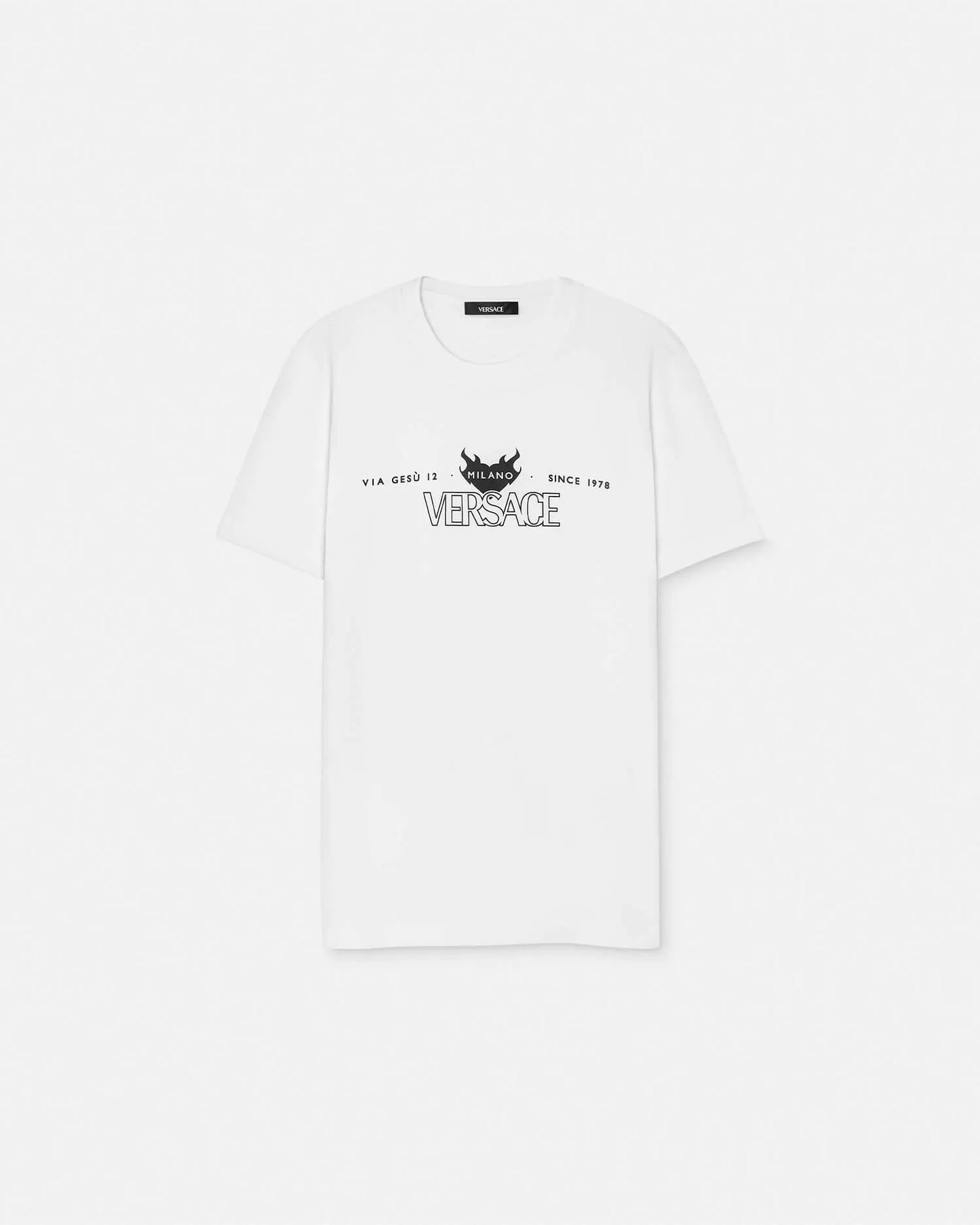 Flame Print T‑Shirt