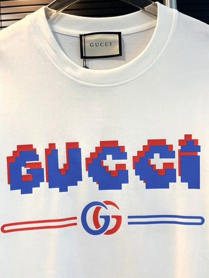 Pixel Style Print T-shirt