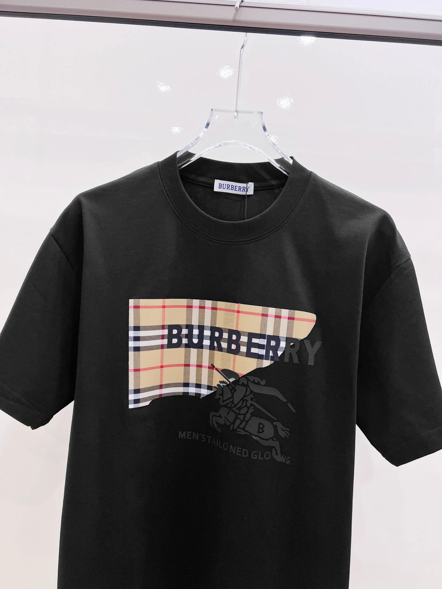 Plaid Print T‑Shirt