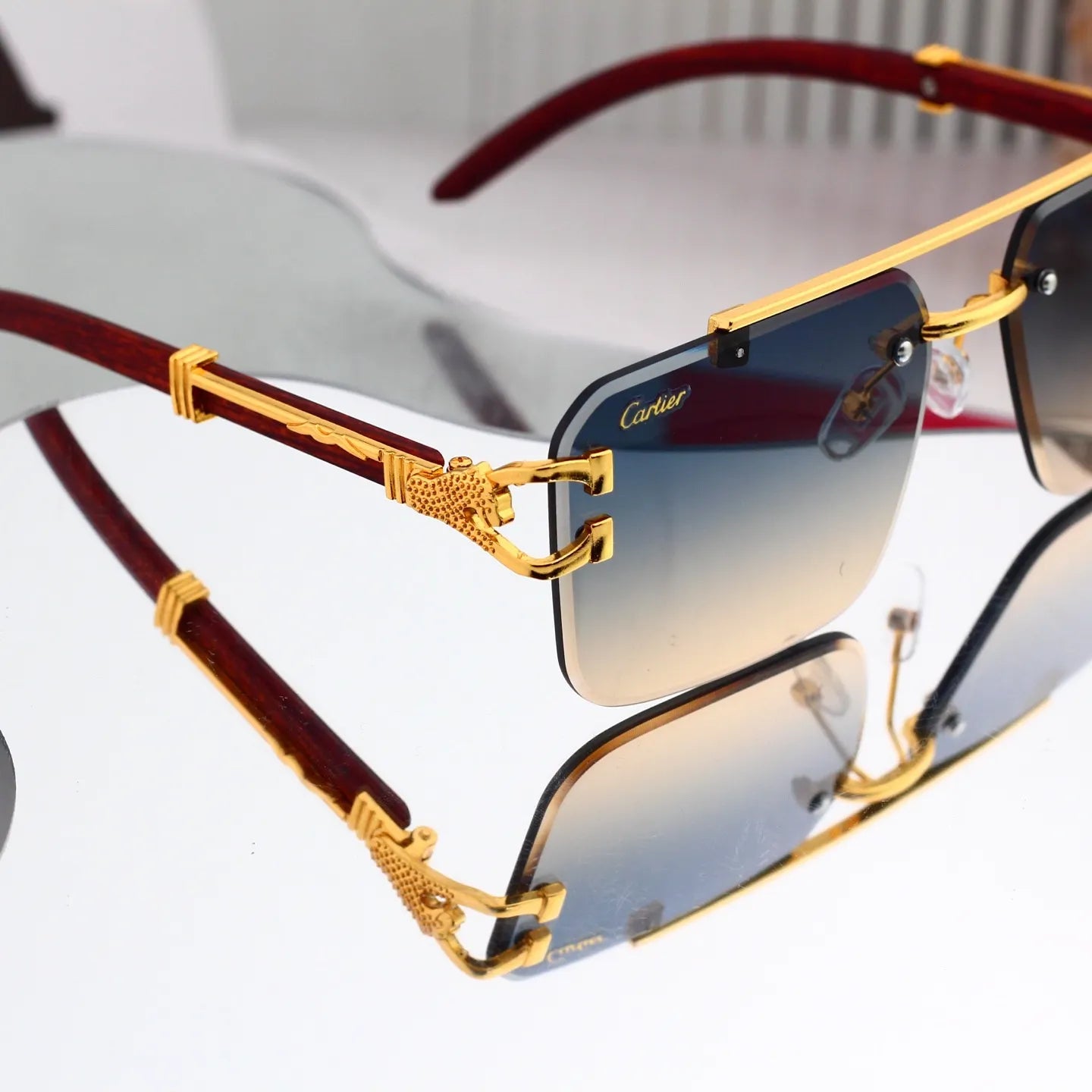 Chic Rimless Sunglasses