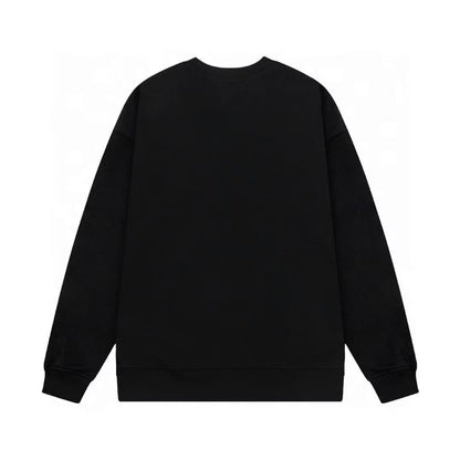 Letter & Teddy Bear Print Sweatshirt