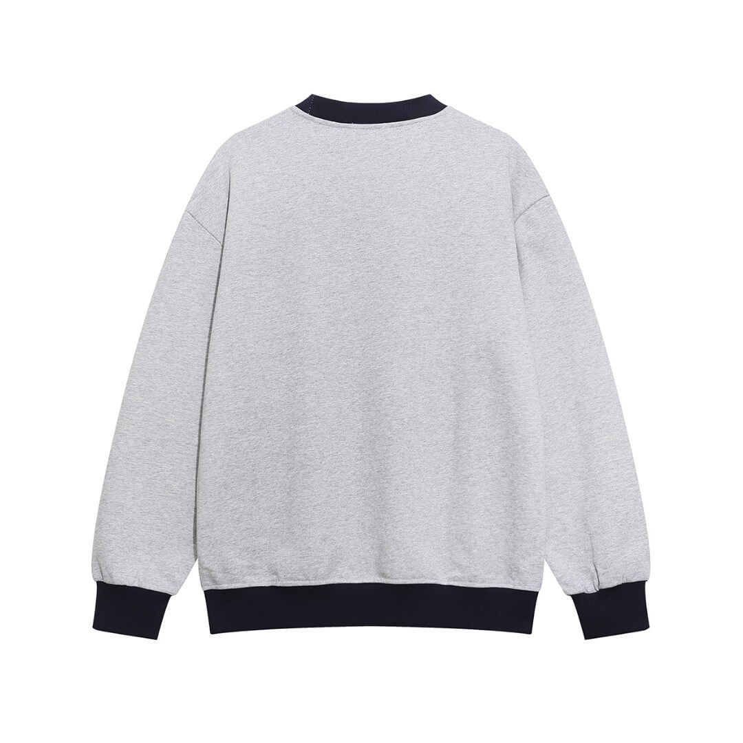 V-Neck Design Sweatshirt