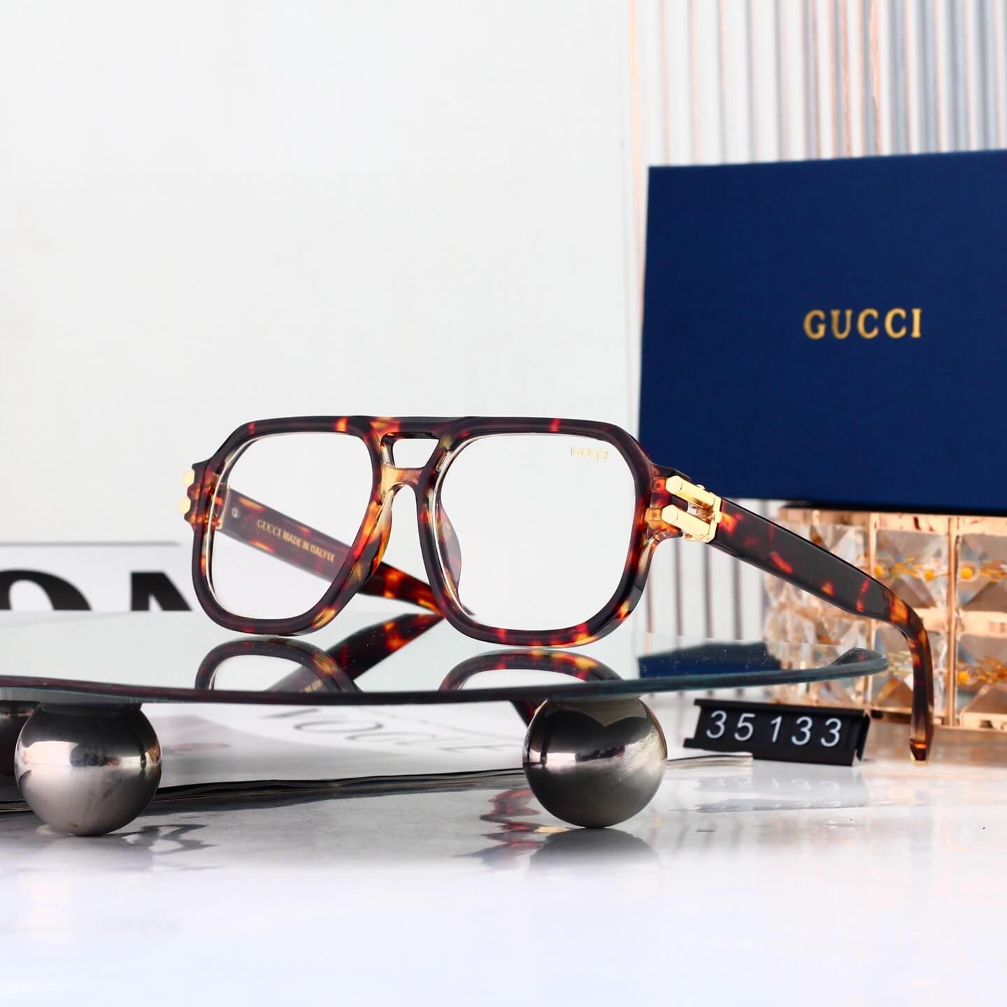 Double Bridge Square Sunglasses