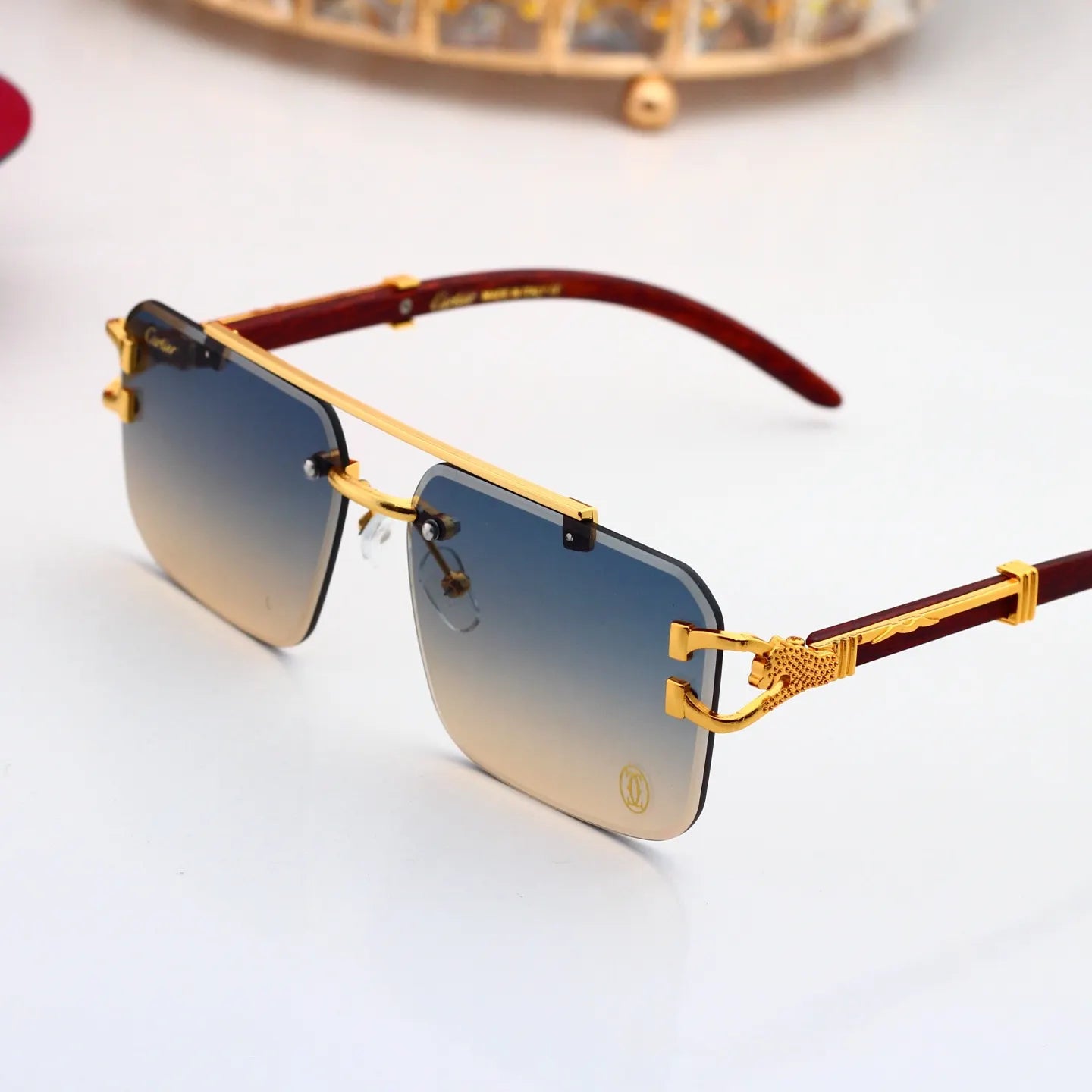 Chic Rimless Sunglasses