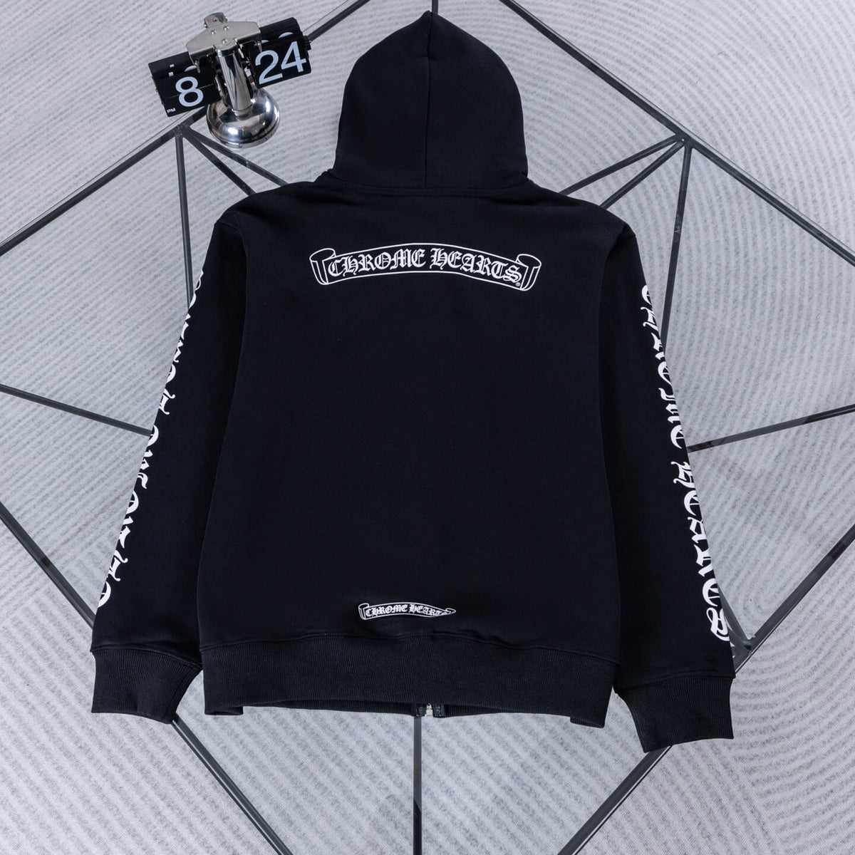 New Scroll Sanskrit Zip-Up Jacket