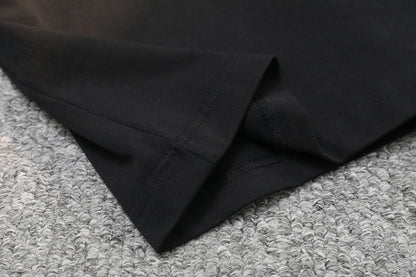 Multi‑Language Text Crew Neck T‑Shirt