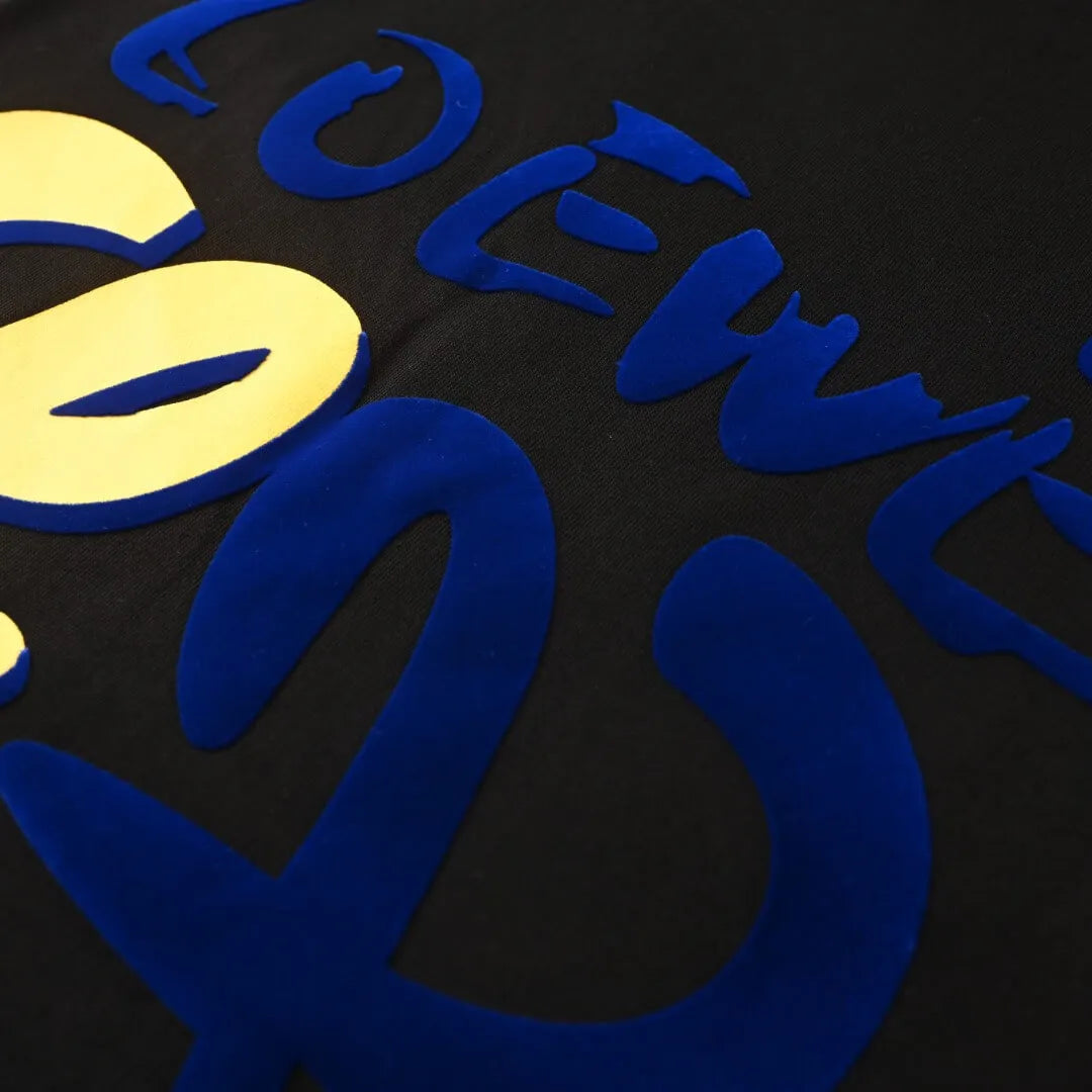 Graffiti Flock Print T‑Shirt
