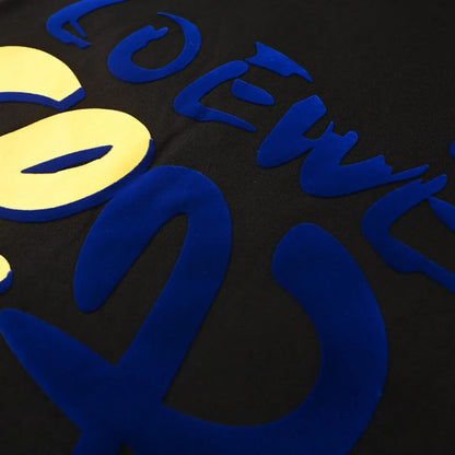 Graffiti Flock Print T‑Shirt