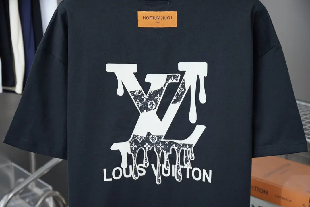 Back Melt Logo Print Short Sleeve T‑Shirt