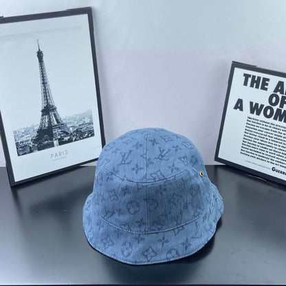 Casual Washed Denim Fisherman Hat