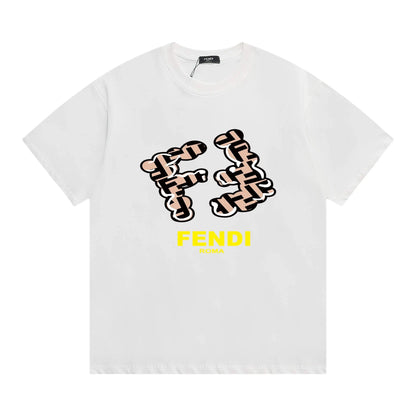 Creative Double F Print T-Shirt