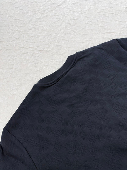 Jacquard Checkerboard Sweatshirt