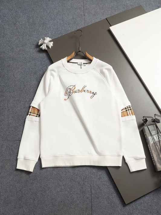 Plaid Applique Sweatshirt