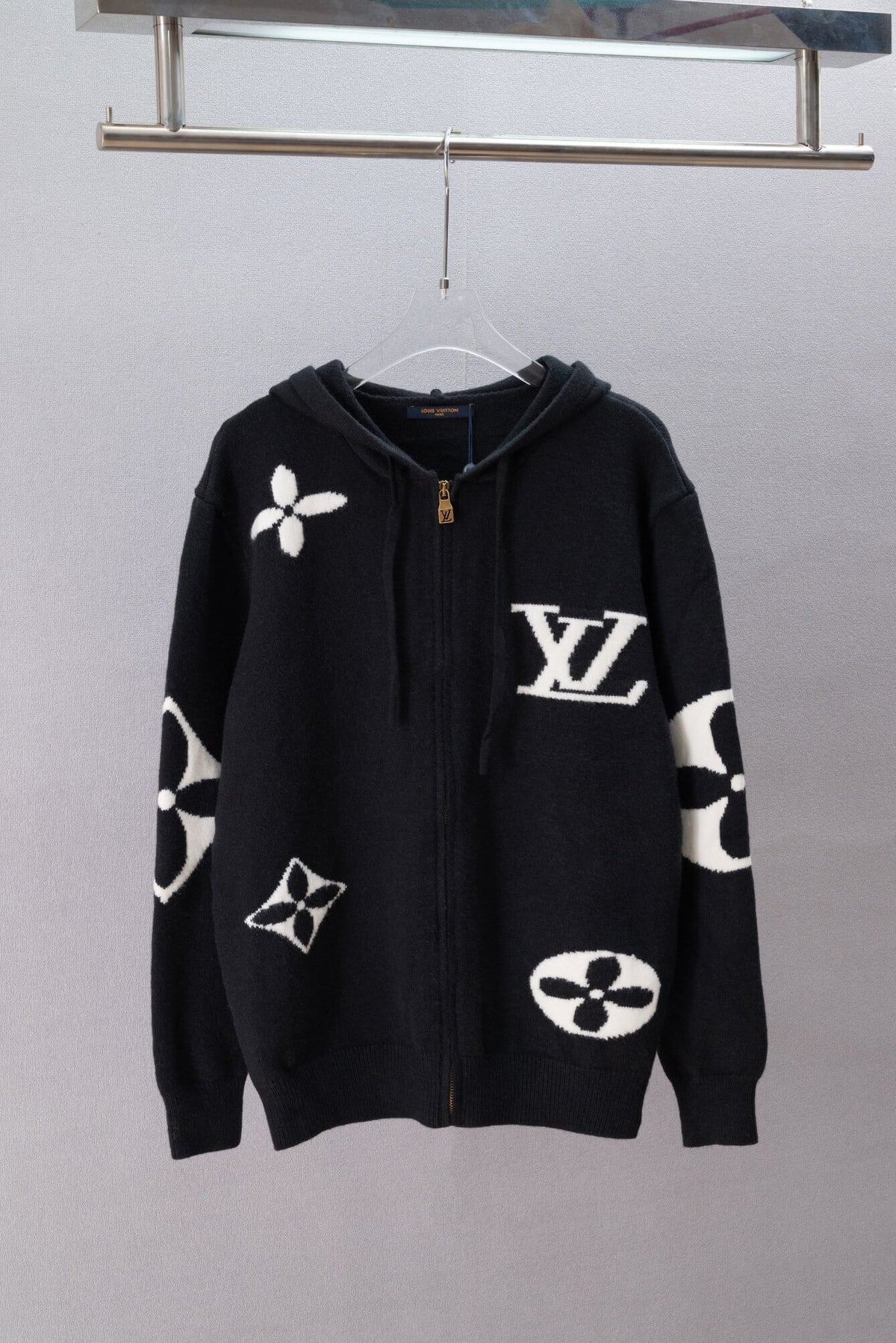 New Knit Hooded Cardigan Sweater