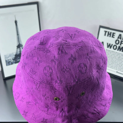 Casual Washed Denim Fisherman Hat