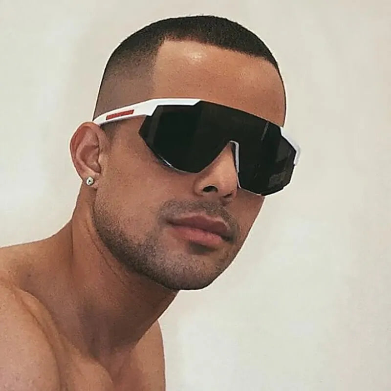 Shield-style One-piece Sports Sunglasses
