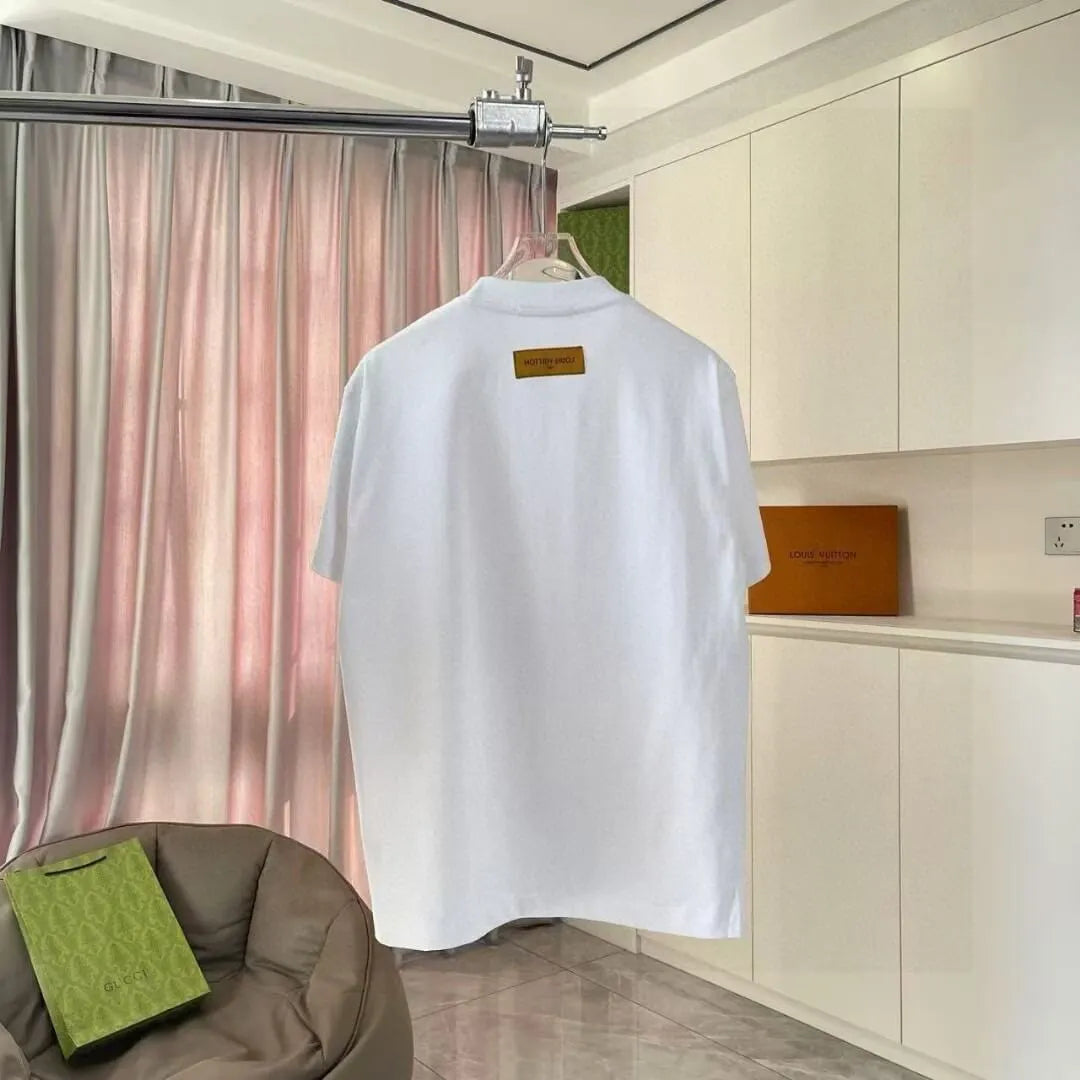 Letter Print Short Sleeve T‑Shirt