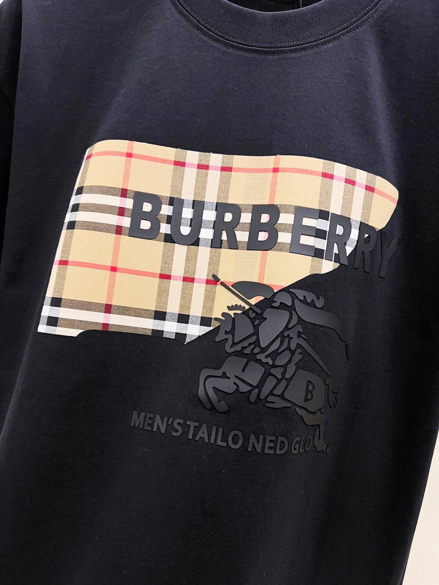 Plaid Print T‑Shirt