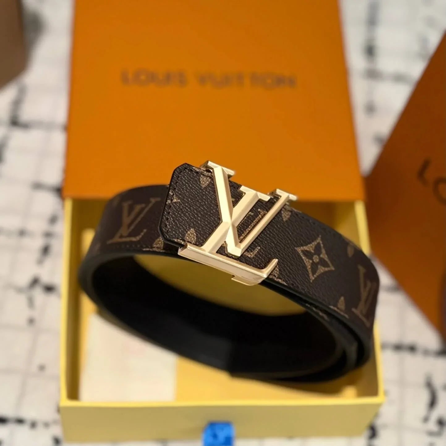 Classic Brown Presbyopia Leather Belt