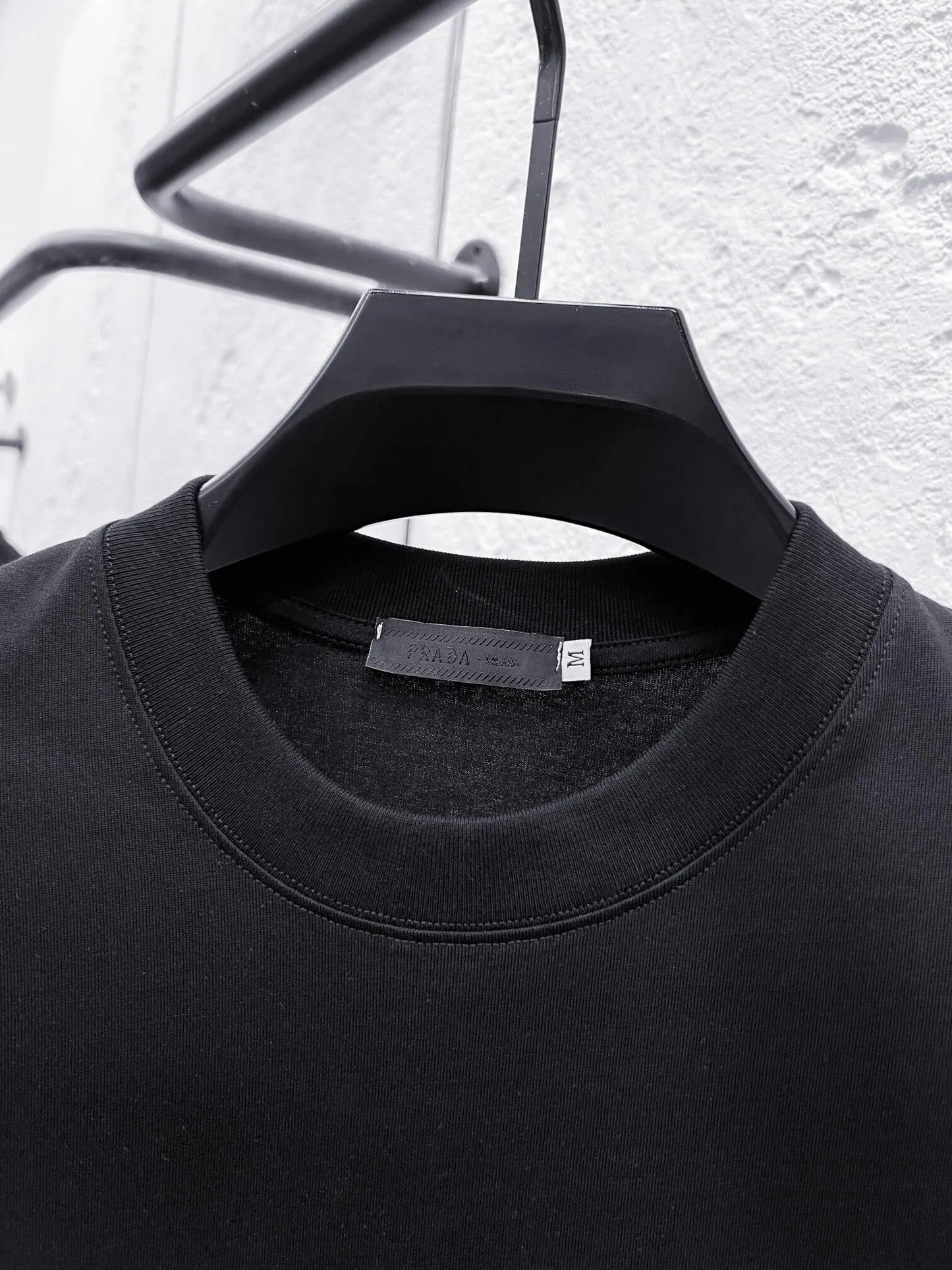 Layered Logo Fashion Crew Neck T‑Shirt