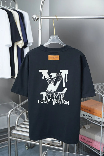Back Melt Logo Print Short Sleeve T‑Shirt